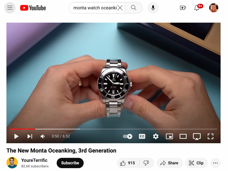 YouTuber: YoureTerrific does a hands on with the V3 MONTA Oceanking