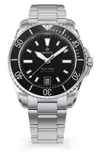 Load image into Gallery viewer, Monta Oceanking, 60-Minute Bezel, with Date, Black Dial, Ceramic Bezel
