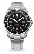 Load image into Gallery viewer, Monta Oceanking, 60-Minute Bezel, with Date, Black Dial, Ceramic Bezel
