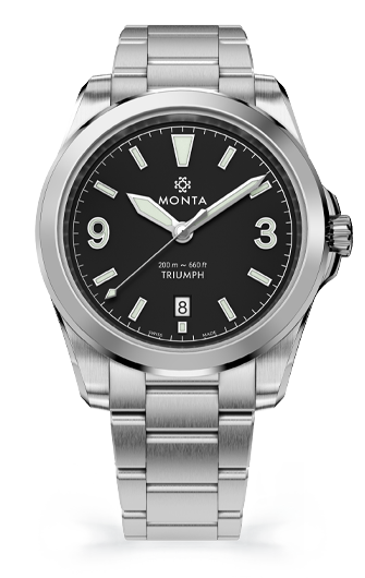 Monta Triumph, Black Dial – MONTA Watch - Main Image
