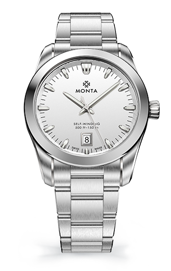 Monta Noble, Opalin Silver Dial